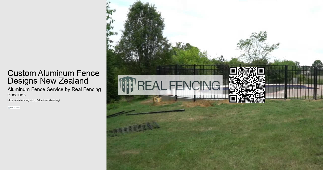Custom Aluminum Fence Designs New Zealand