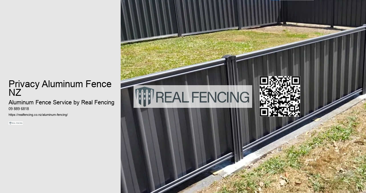 Privacy Aluminum Fence NZ