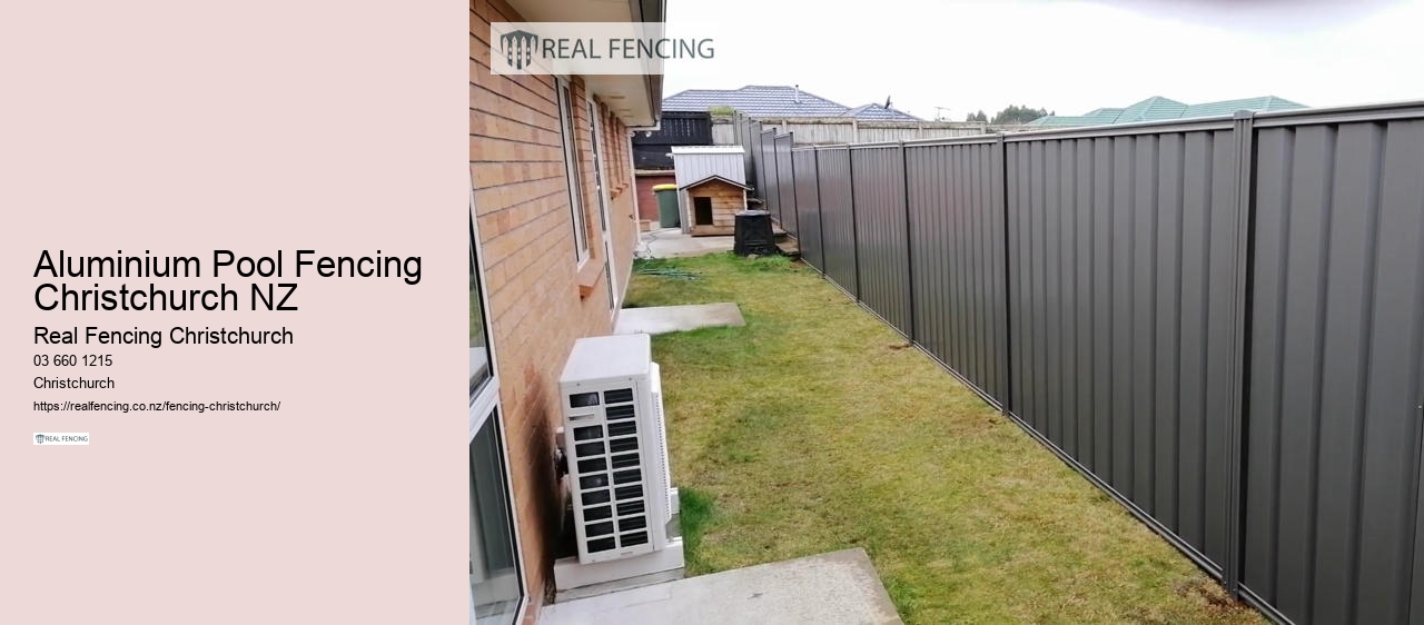 Aluminium Pool Fencing Christchurch NZ