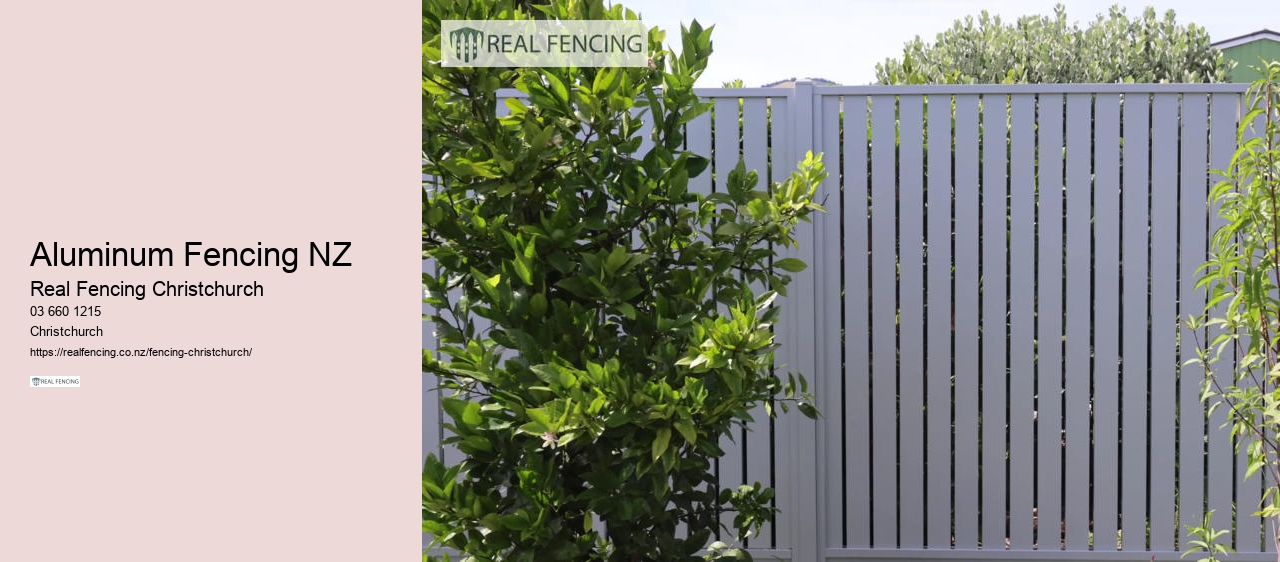 Aluminum Fencing NZ