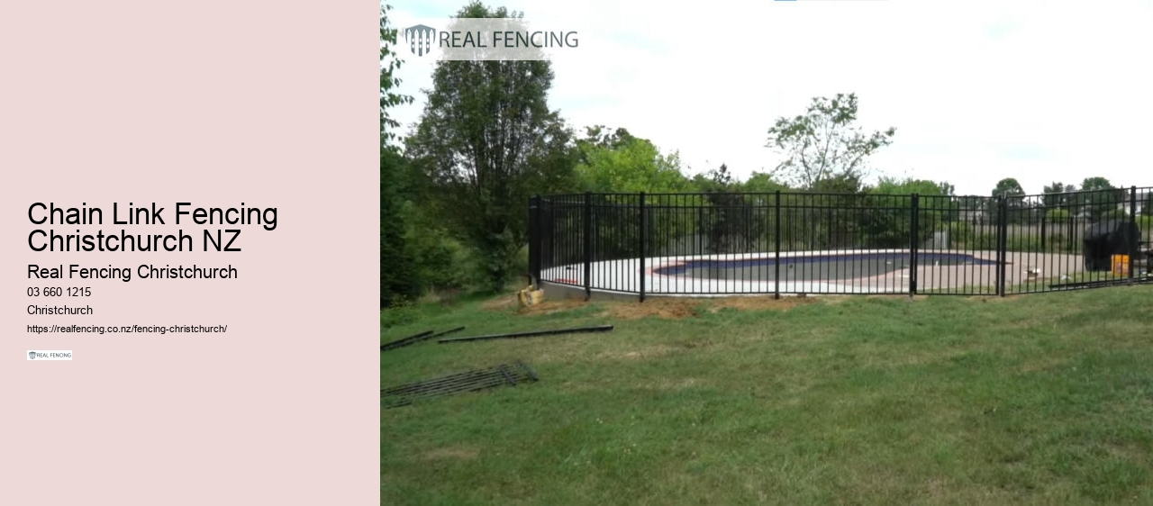 fence building chain link