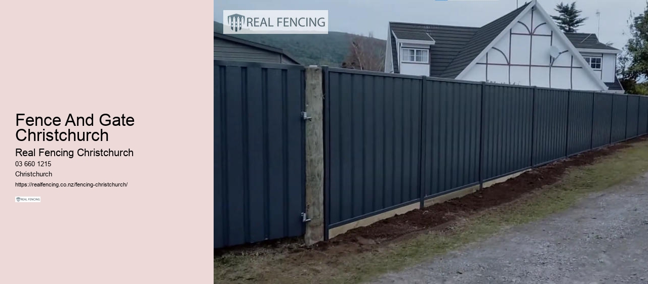 christchurch metal fencing