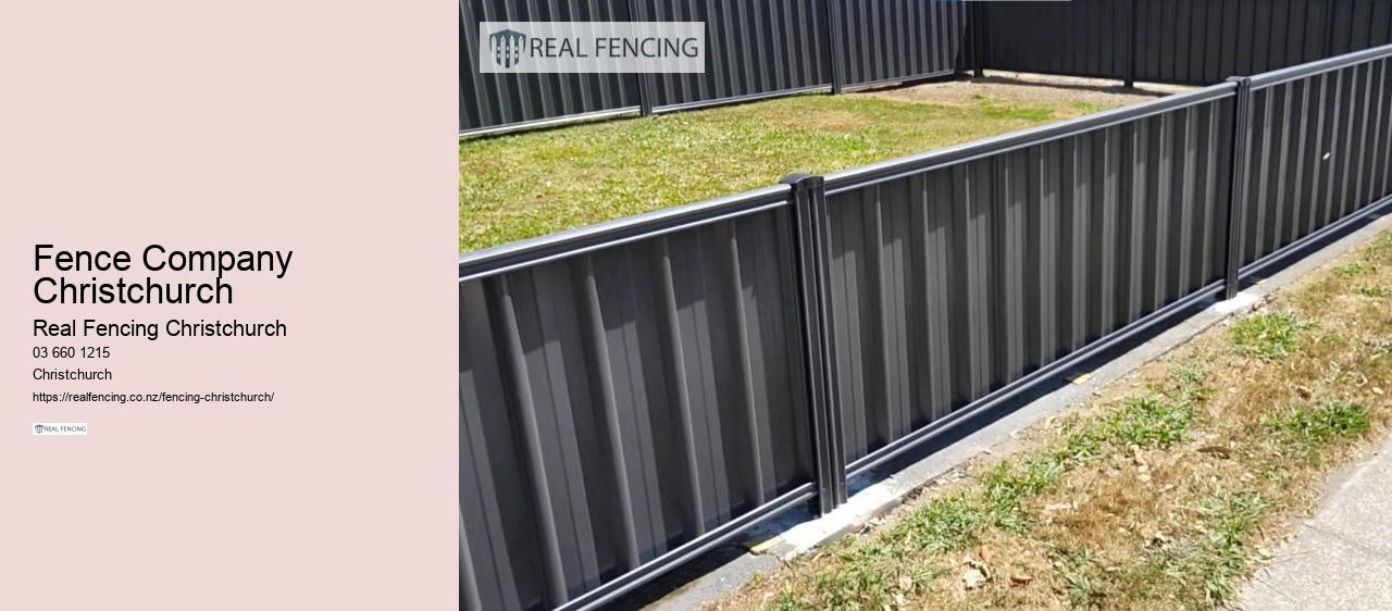 fencing contractors chch