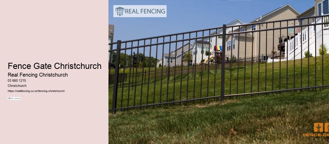 residential fencing christchurch