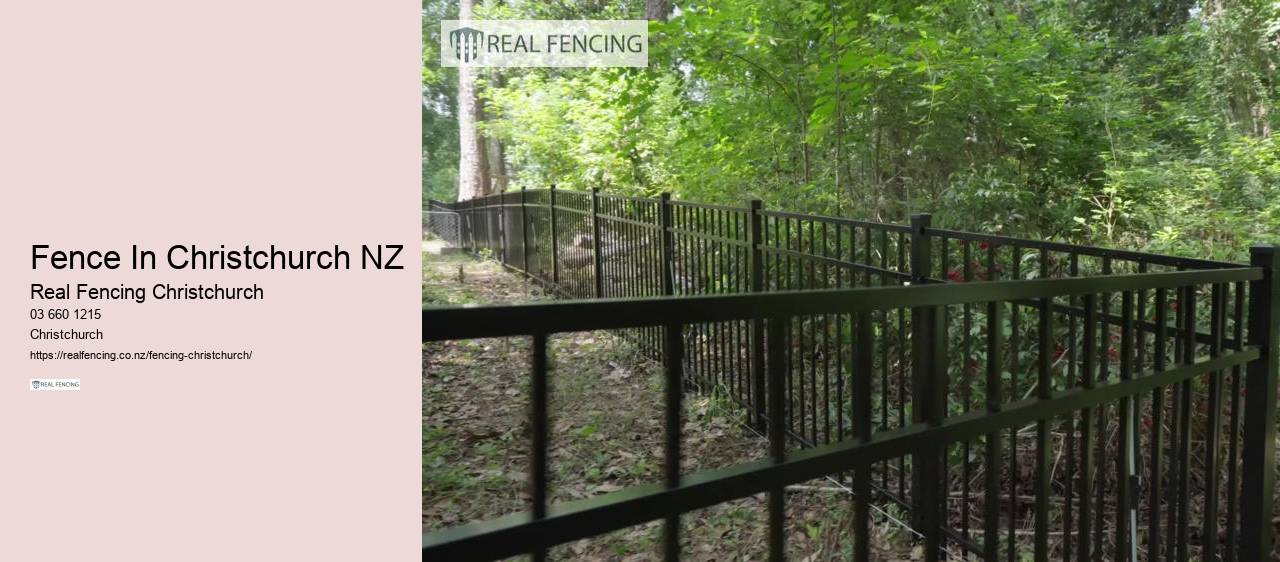 metal fencing chch