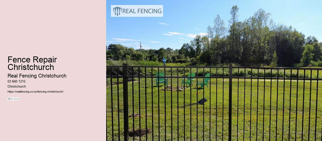 fence installers christchurch