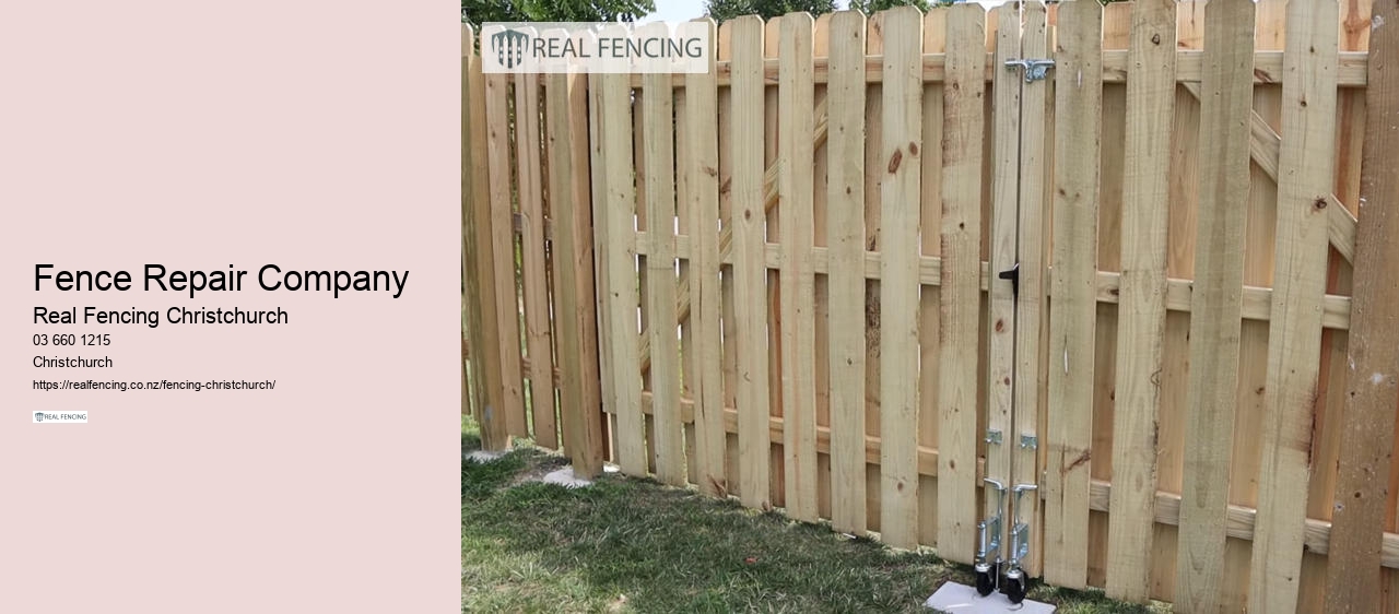 fencing contractors christchurch nz