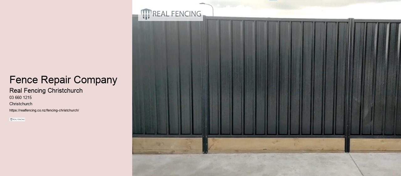 boundary fencing christchurch