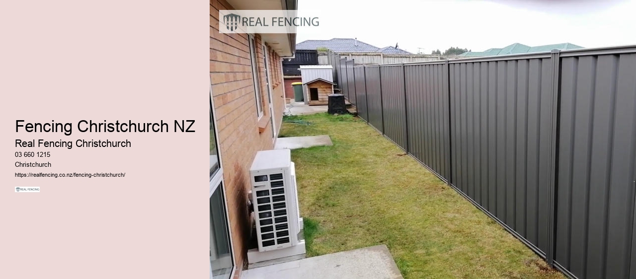 Fencing Christchurch NZ