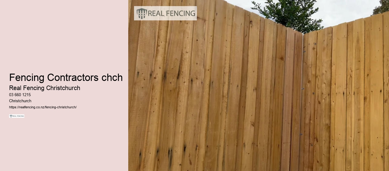 Fencing Contractors chch