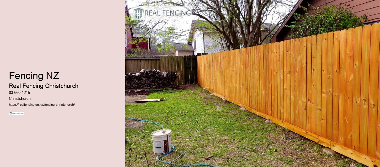 fencing contractors chch