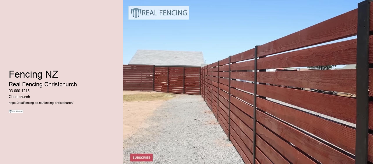 fencing companies christchurch