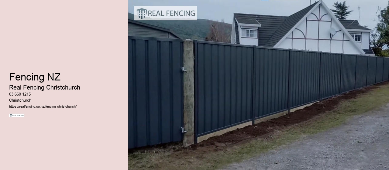 boundary fencing christchurch