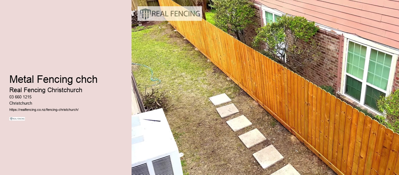 metal fencing christchurch