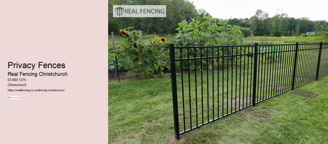 outdoor fencing nz