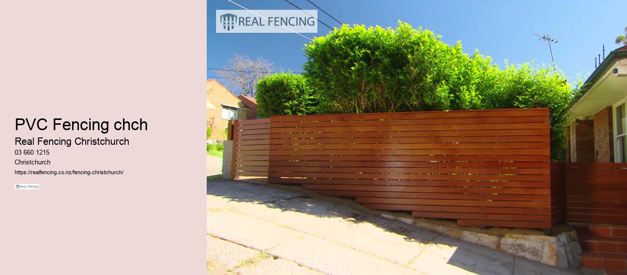 PVC Fencing chch