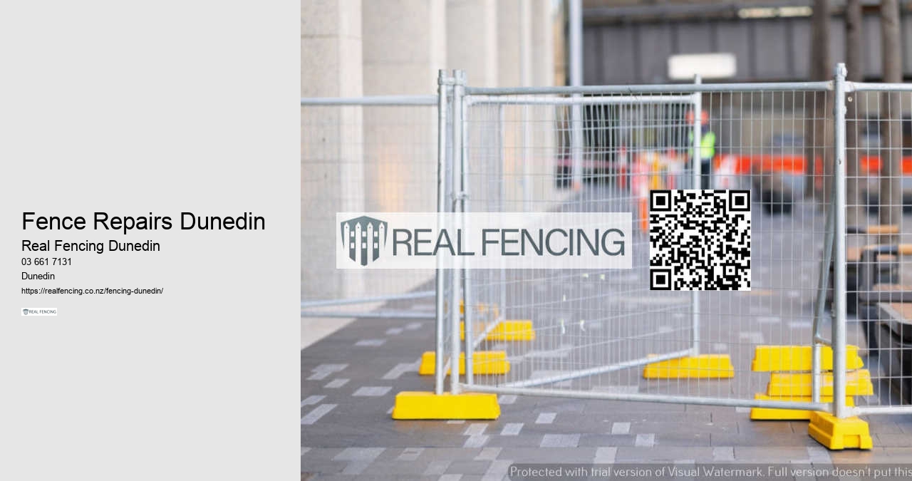 Fence Repairs Dunedin