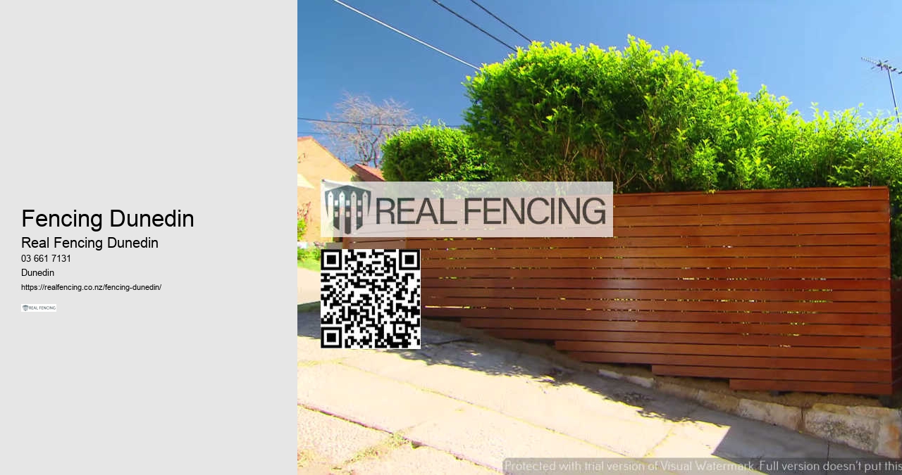 Fences Dunedin NZ