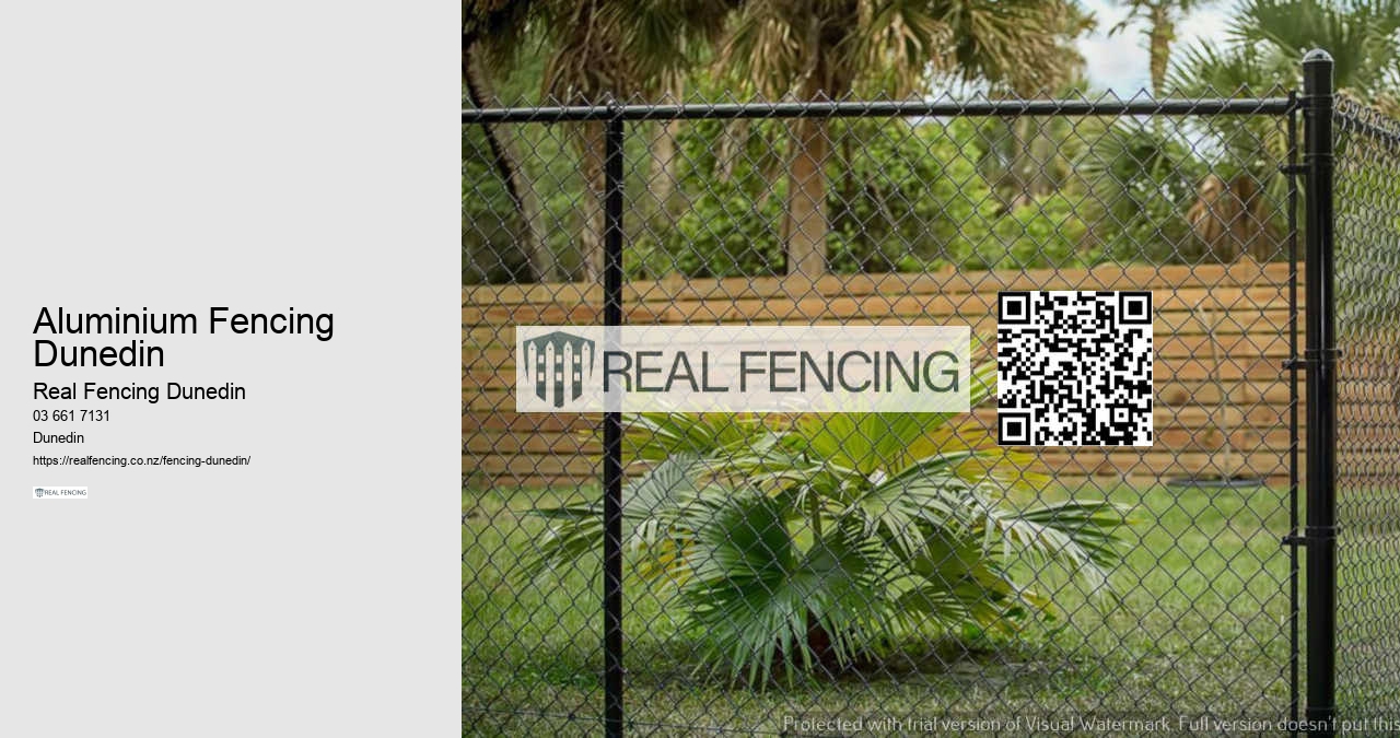 Aluminium Fencing Dunedin
