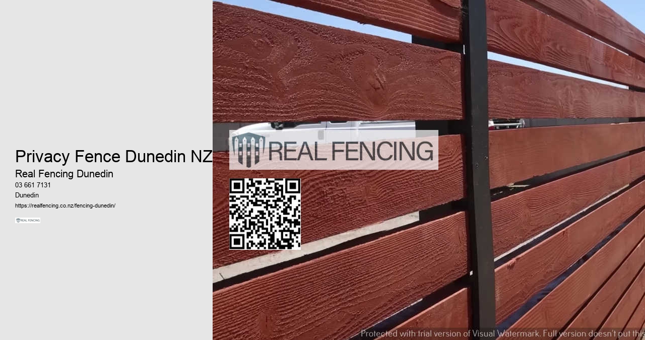 Reinforced Fencing Dunedin
