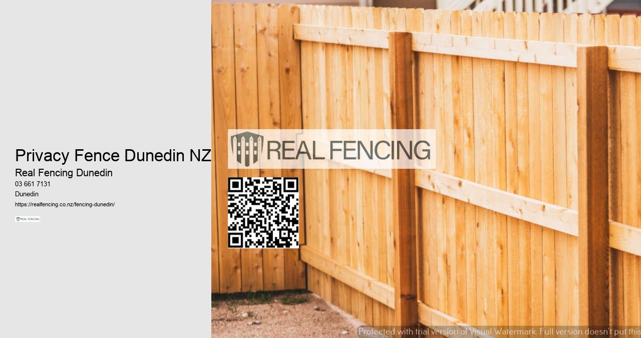 Residential Privacy Fence NZ