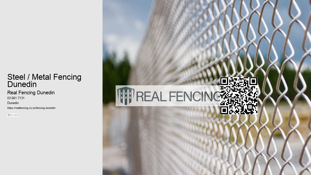 Steel / Metal Fencing Dunedin