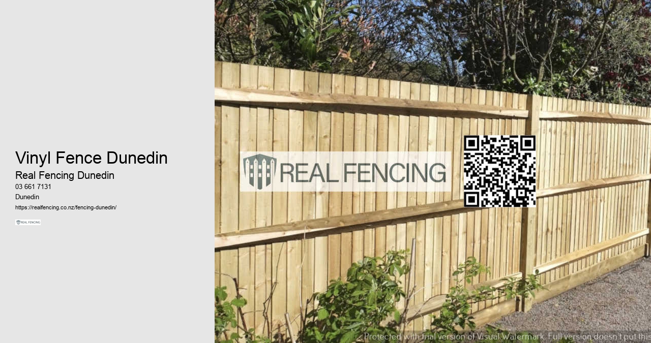 Vinyl Fence Dunedin