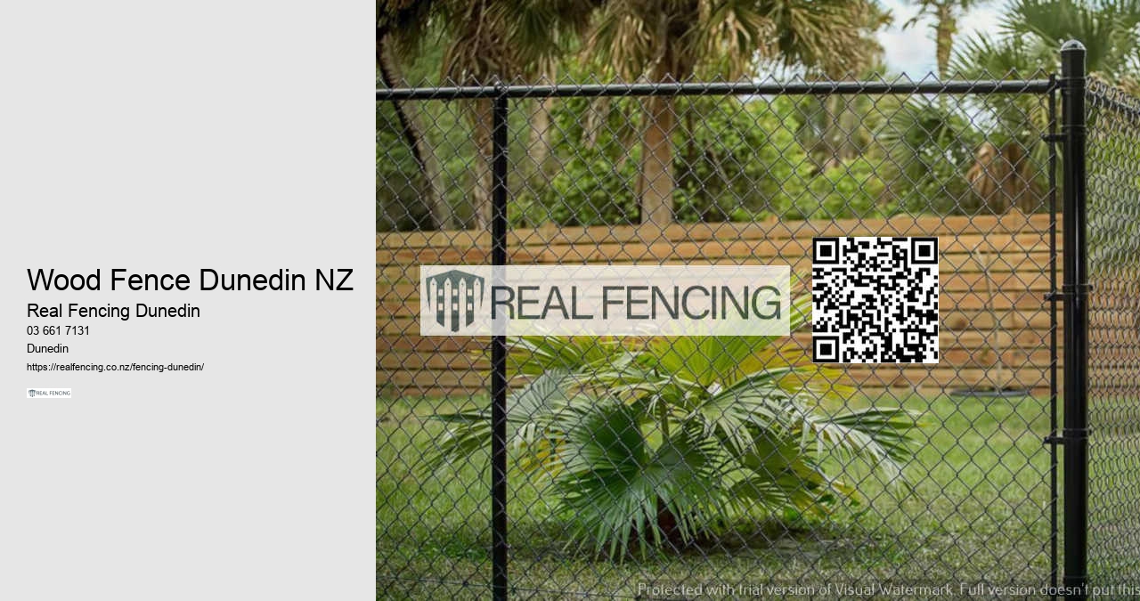 Wood Fence Dunedin NZ