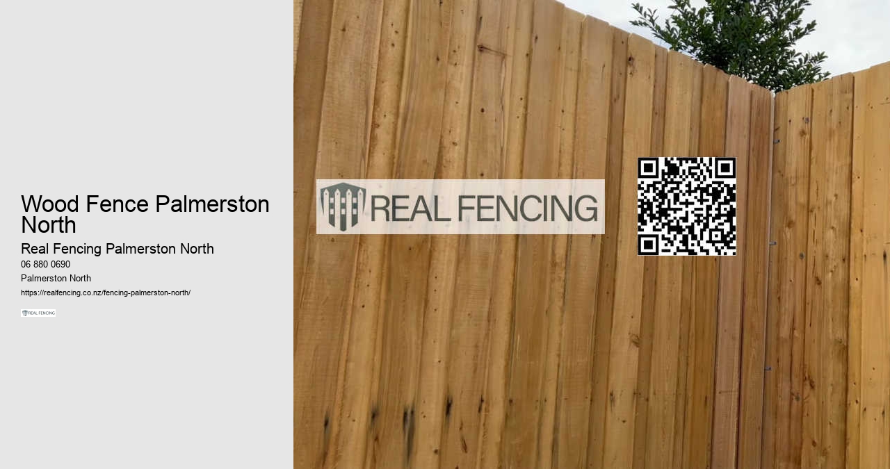 Wood Fence Palmerston North