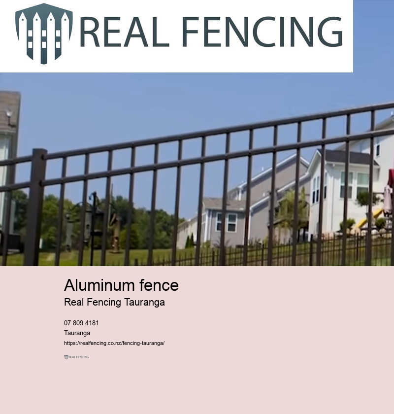 Fence and contractor