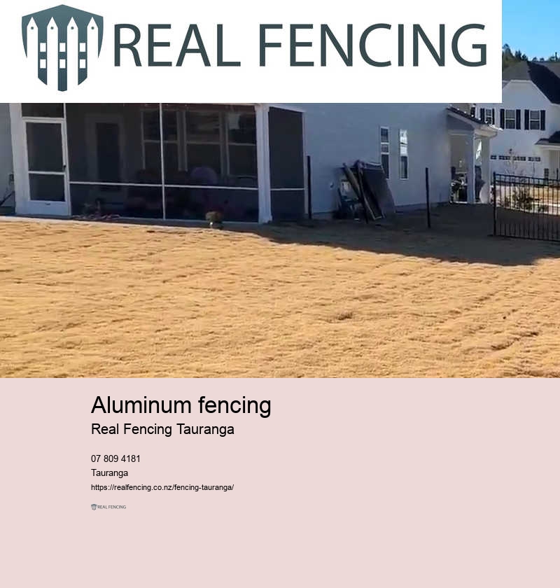 Aluminum fencing contractors near me