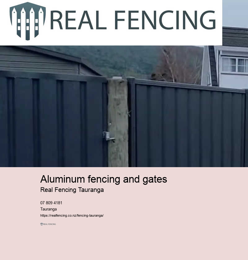 PVC fencing