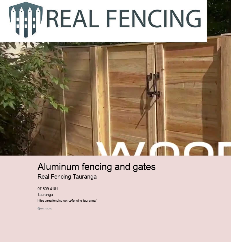 Aluminum fencing and gates