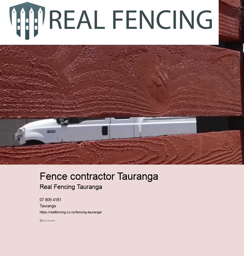 Tauranga timber fencing