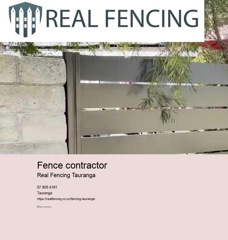 Fence contractor