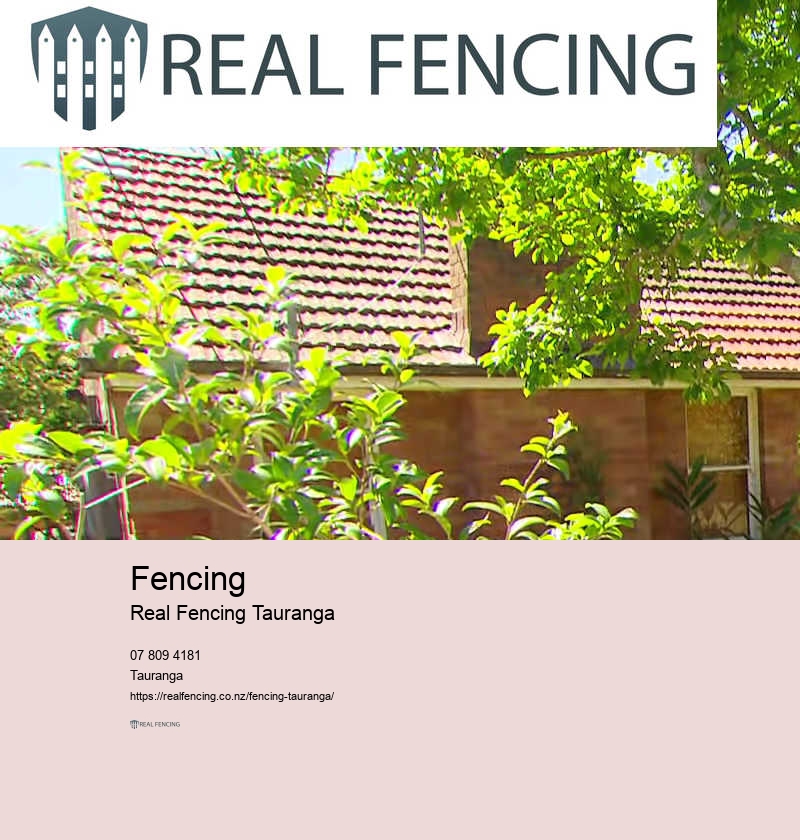 Tauranga fence contractor