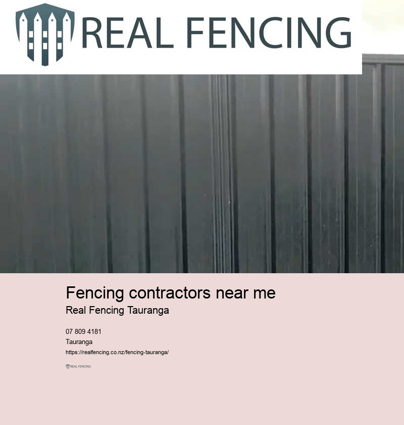 PVC fencing