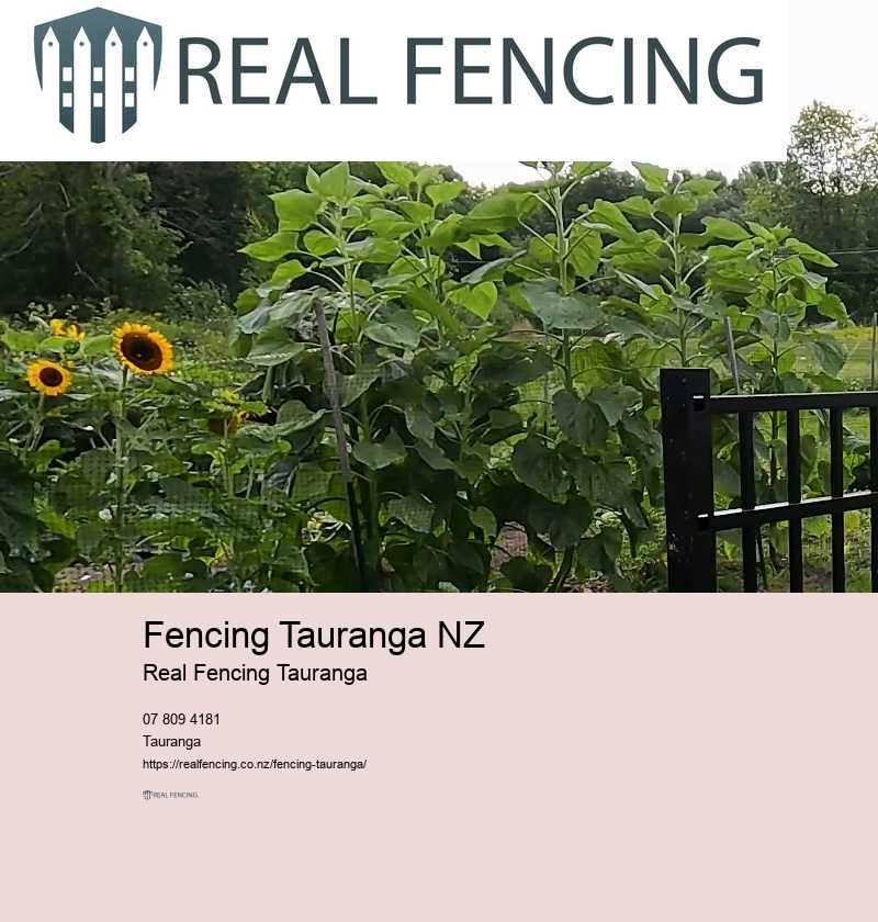 Fencing Tauranga NZ