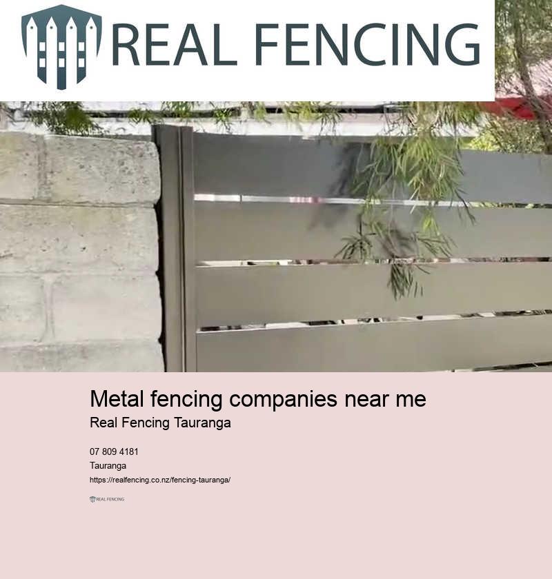 Metal fencing companies near me