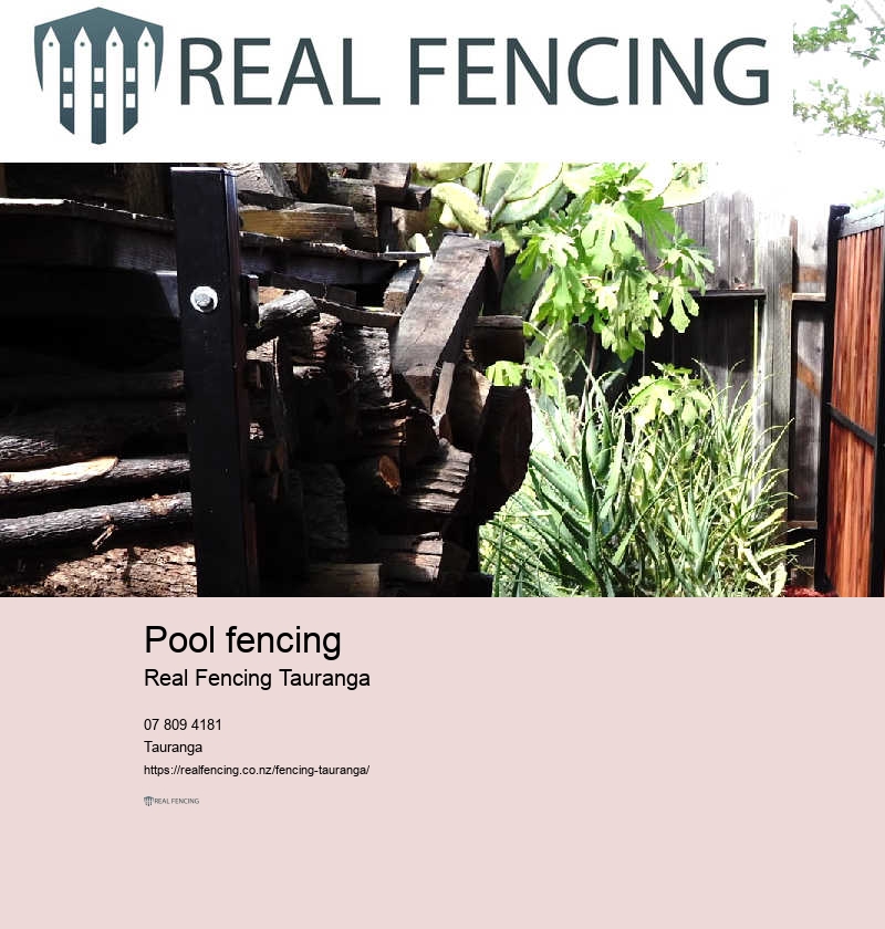 Pool fencing