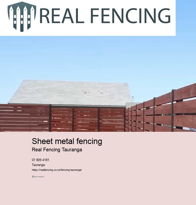 Metal fencing Tauranga