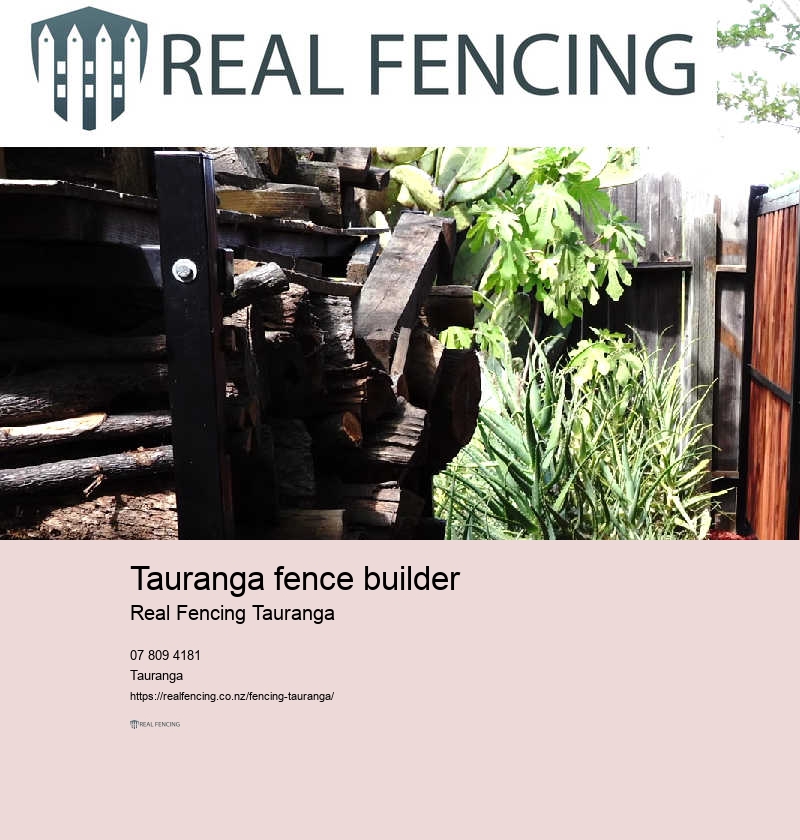 Timber fence Tauranga
