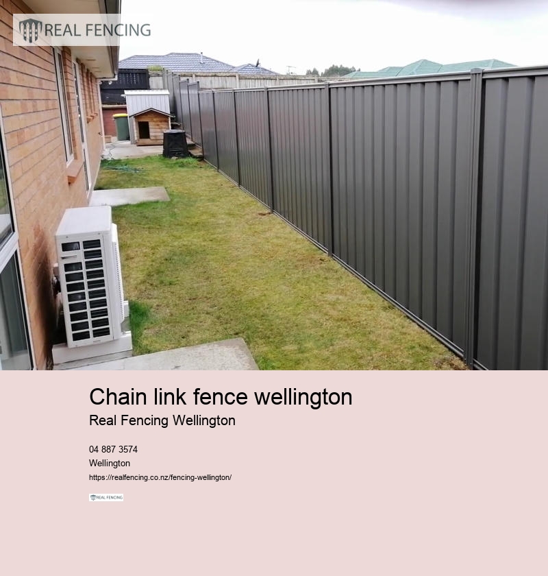 chain link fence wellington