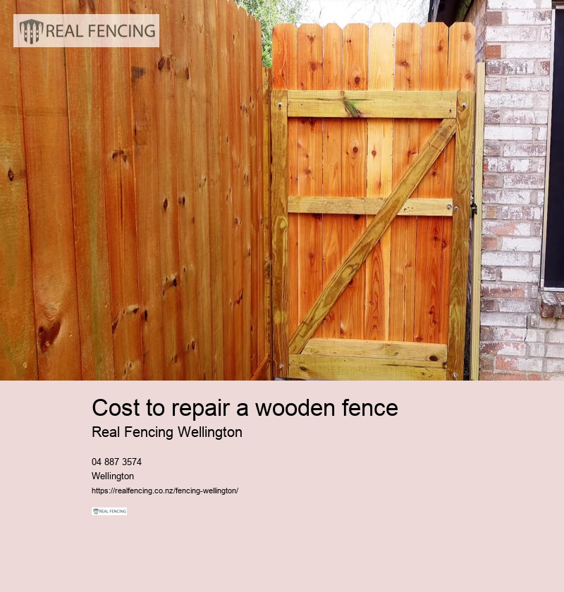 cost to repair a wooden fence