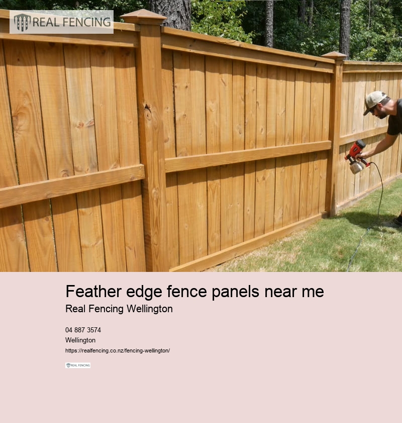 feather edge fence panels near me