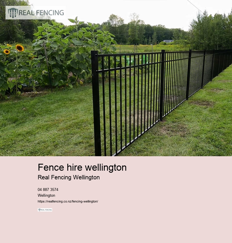 fence hire wellington