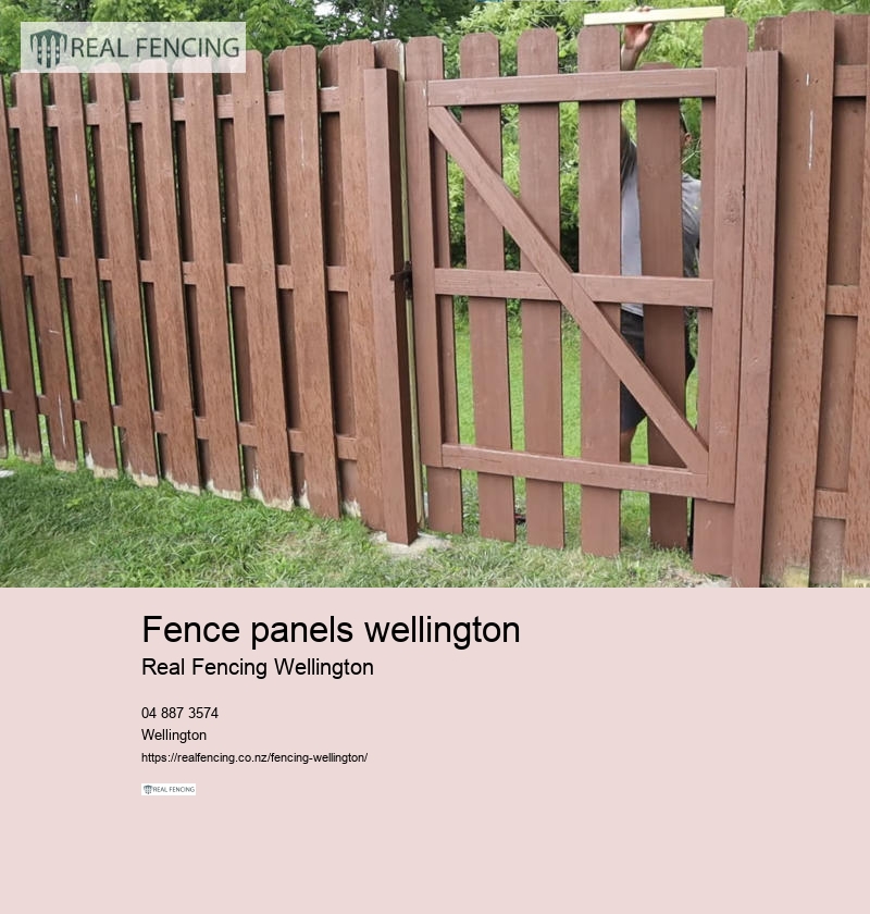 fence panels wellington