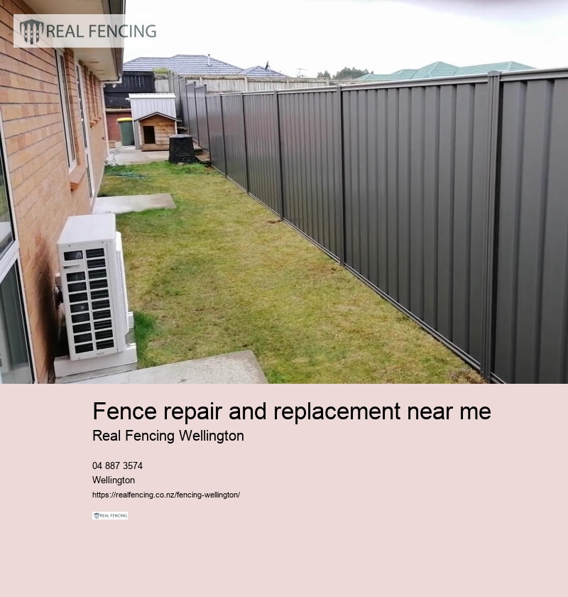 fence repair and replacement near me