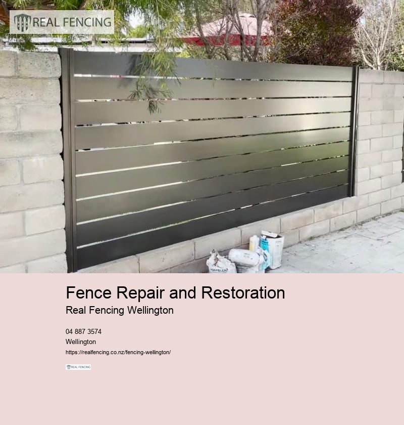 Fence Repair and Restoration