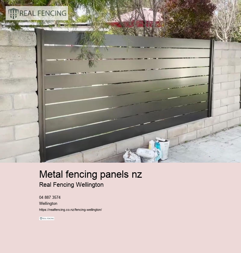 metal fencing panels nz